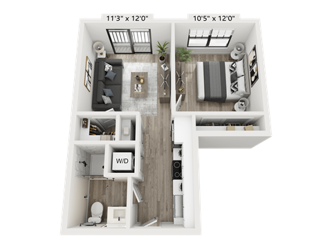 bedroom floor plan anjou 1600 a, opens a dialog